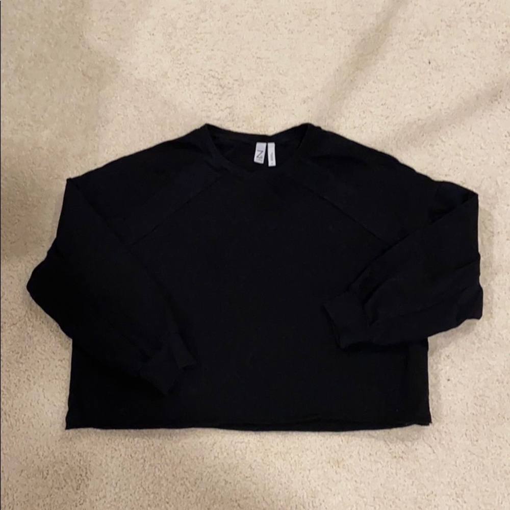 Zella Cropped Lightweight Sweatshirt